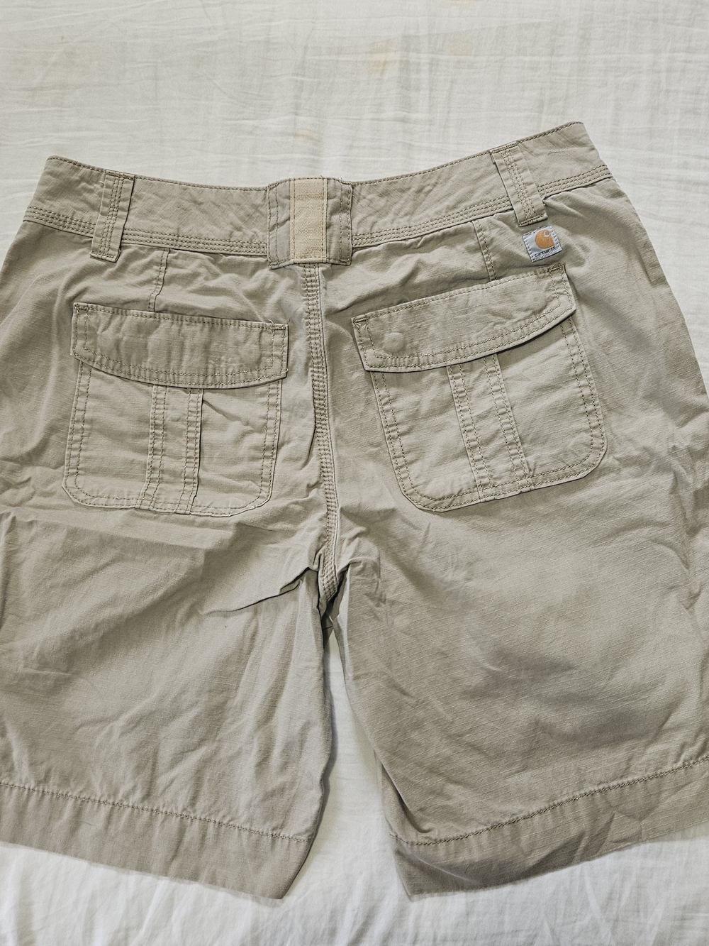 Carhartt Khaki Canvas Work Shorts